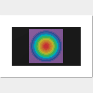 Rainbow Circles Posters and Art